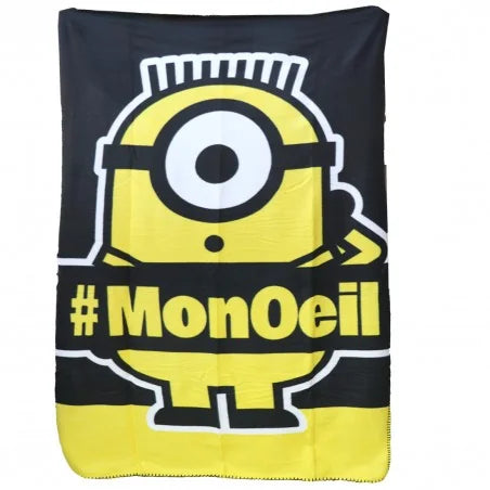 Plaid polaire minion