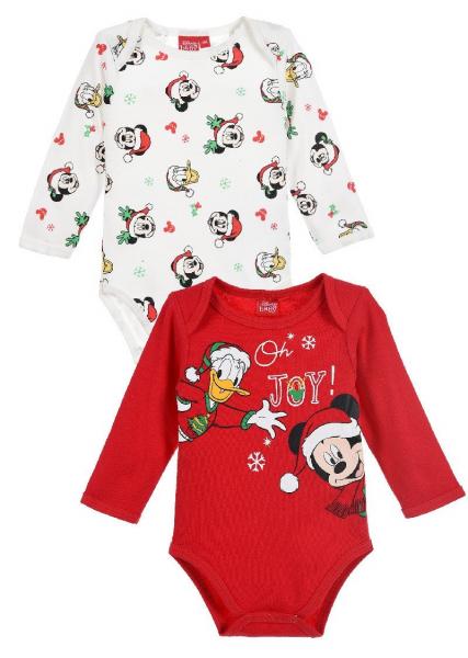 Duo bodies bébé Disney Noël